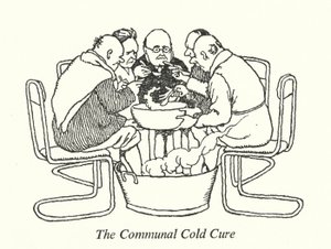 Le remède communal contre le froid - William Heath Robinson