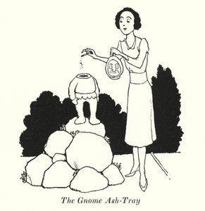 Le cendrier du gnome (lithographie) - William Heath Robinson