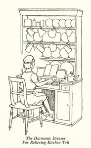 La commode harmonique pour soulager les tâches de cuisine - William Heath Robinson