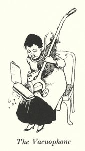 Le Vacuophone (lithographie) - William Heath Robinson
