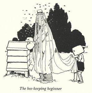 Le débutant en apiculture (lithographie)