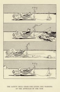 La chaise longue de sécurité pour avertir de l