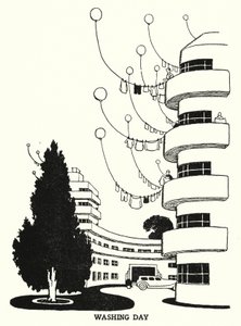 Jour de lessive - William Heath Robinson