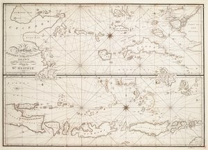 Nouvelle carte des détroits orientaux vers la Chine - William Heather