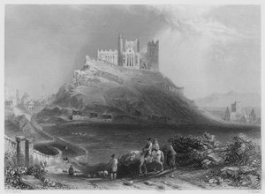 Approche de Cashel, depuis le nord - William Henry (after) Bartlett