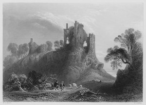 Château de Carrigogunnell, près de Limerick - William Henry (after) Bartlett