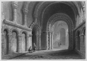 Chapelle de Cormac, Cashel (gravure) - William Henry (after) Bartlett