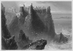 Château de Dunluce - William Henry (after) Bartlett