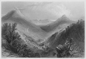 Vallée des Downs - William Henry (after) Bartlett