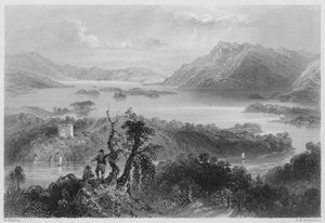 Hazlewood et Lough Gill, Sligo - William Henry (after) Bartlett
