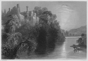 Château de Lismore, comté de Waterford (gravure) - William Henry (after) Bartlett