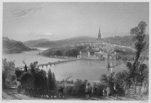 Londonderry (gravure) - William Henry (after) Bartlett