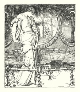 La Dame de Shalott - William Henry (after) Hunt