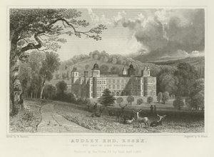 Audley End, Essex, la résidence de Lord Braybrooke - William Henry Bartlett