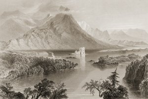 Ballynahinch, Connemara, Comté de Galway, Irlande, de 