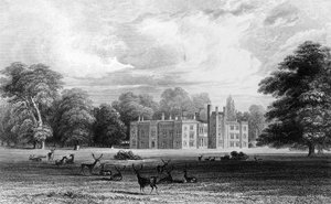 Bell House, Aveley, Essex, gravé par John Carr Armytage, 1832 - William Henry Bartlett