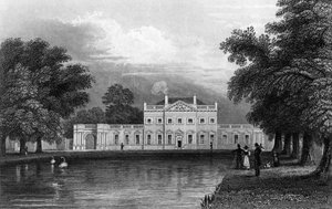 Boreham House, Essex, gravé par John Rogers, 1831 - William Henry Bartlett