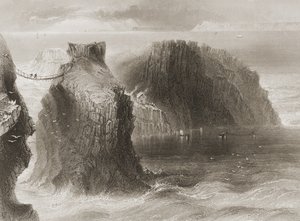 Pont de corde de Carrick-a-Rede, comté d