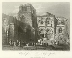 Église du Saint-Sépulcre, Jérusalem - William Henry Bartlett