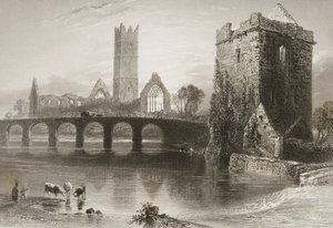 Abbaye de Clare, comté de Clare, Irlande, de 
