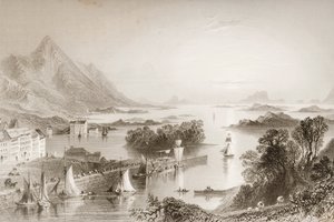 Baie de Clew vue de Westport, comté de Mayo, de 