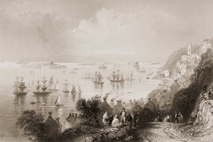 Port de Cobh, Cork, Irlande, de 