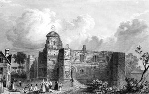 Château de Colchester, Essex, gravé par John Carr Armytage, 1832 - William Henry Bartlett