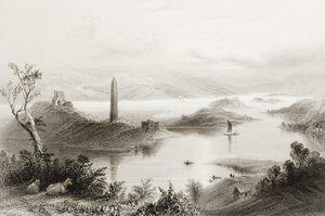 Île Devenish, comté de Fermanagh, Irlande, de 