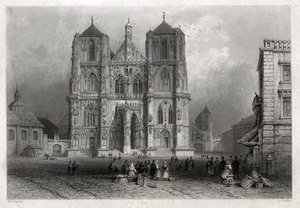Dôme de Ratisbonne (gravure, ca. 1830) - William Henry Bartlett