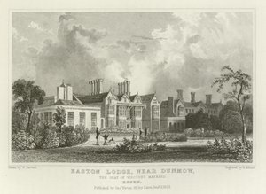 Easton Lodge, près de Great Dunmow, le siège de Viscount Maynard, Essex - William Henry Bartlett