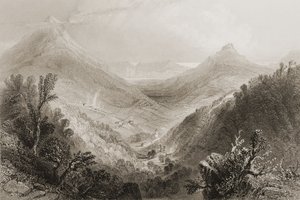 Vallée des Downs, comté de Wicklow, Irlande, de 