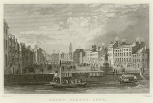 Grande Parade à Cork - William Henry Bartlett