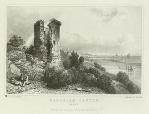 Château de Hadleigh, Essex - William Henry Bartlett