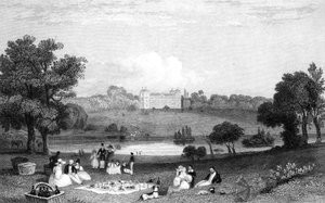 Hallingbury Place, Essex, gravée par Henry Wallis, 1832 - William Henry Bartlett