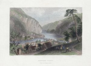 Harpers Ferry (du côté du Potomac) - William Henry Bartlett