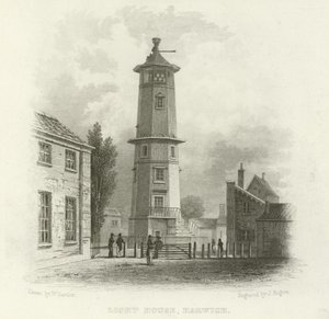 Phare, Harwich - William Henry Bartlett