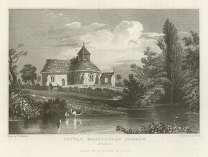 Église de Little Maplestead, Essex - William Henry Bartlett