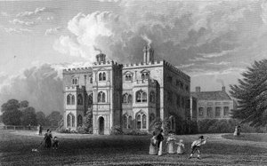 Marks Hall, Coggeshall, Essex, gravé par John Carr Armytage, 1833 - William Henry Bartlett