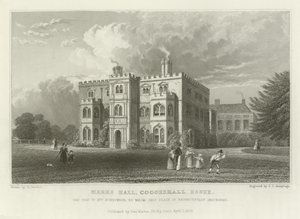 Marks Hall, Coggeshall, Essex, la Demeure de Mme Honeywood - William Henry Bartlett