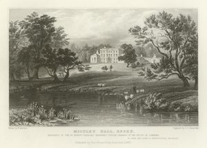 Mistley Hall, Essex, Résidence du très honorable Charles Manners Sutton, Président de la Chambre des communes