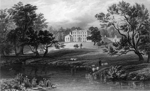 Mistley Hall, Essex, gravé par John Carr Armytage, 1832 - William Henry Bartlett