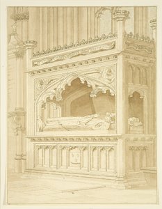 Monument à William Canynges dans St Mary Redcliffe - William Henry Bartlett