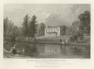 Moor Hall, près de Harlow, Essex, la résidence de Thomas Perry, Esquire - William Henry Bartlett