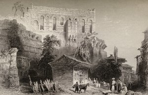Palais de Bélisaire, Turquie, Istanbul - William Henry Bartlett
