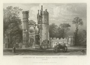 Vestiges de Nether Hall, près de Harlow, Essex