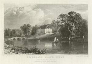 Rivenhall Place, Essex, siège du révérend J Western - William Henry Bartlett