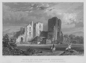 Ruines du Château de Brederode - William Henry Bartlett