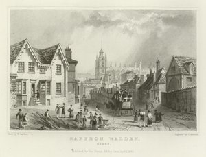 Saffron Walden, Essex - William Henry Bartlett