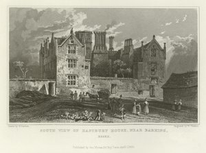 Vue sud de Eastbury House, près de Barking, Essex