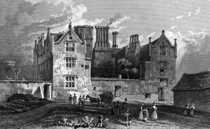 Vue sud de Eastbury House, près de Barking, gravée par William Watkins, 1833 - William Henry Bartlett
